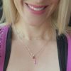 Vintage Grandmother Blue Green Pearl Multilayer Simplicity Necklace - Image 5