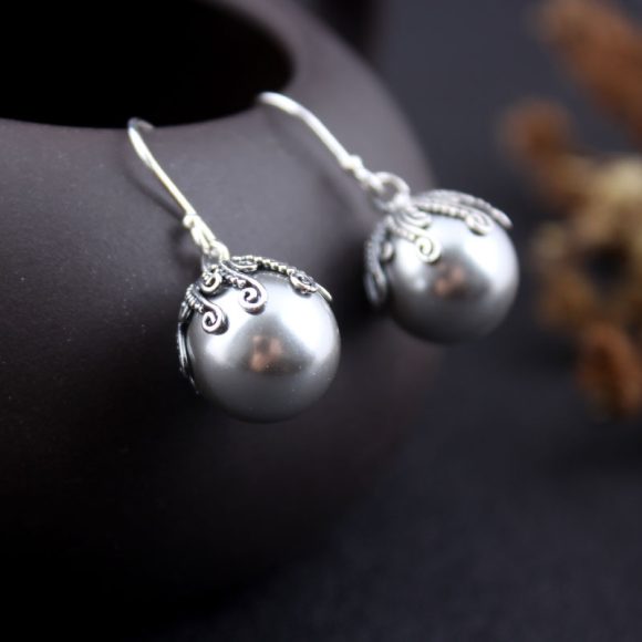 Retro Ethnic Style Shell Pearl Earrings Women - Image 5