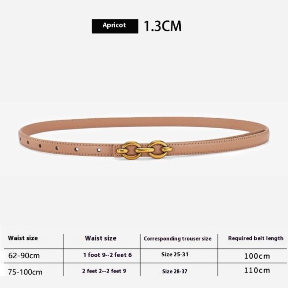 Belt Women's Fine Decoration With Suit Skirt - Image 6
