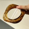 European And American Exaggerated Blooming Irregular Shaped Resin Bracelet - Image 5