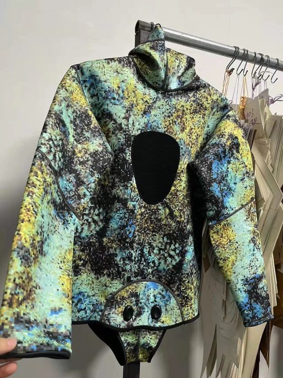 Split Diving Suit Split Men's Hooded Cold-proof Warm Surfing Suit Diving Suit Long Sleeve - Image 3