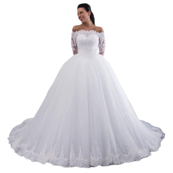 Wedding Bridal Wedding Lace Large Tail - Image 6