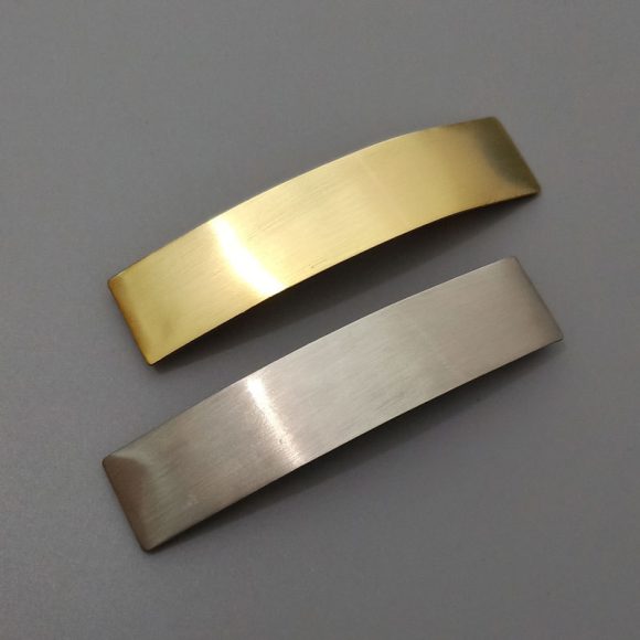 Brushed Metal Barrettes European American Simple Versatile Temperament Ins Fashion Normcore Style Ponytail Clip - Image 3