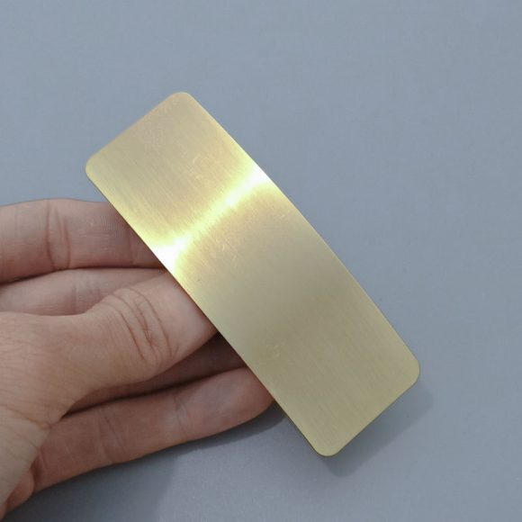 Brushed Metal Barrettes European American Simple Versatile Temperament Ins Fashion Normcore Style Ponytail Clip - Image 9