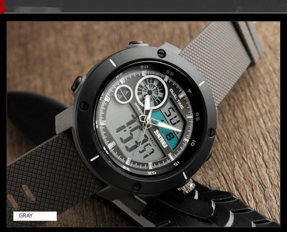 Waterproof Double Display Watch Outdoor Sports Student Double Time Calendar Chronograph Electronic Watch - Image 8