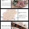 Handmade Bow Hair Accessories Barrettes Hair Ring Pearl Elegant Girl Headdress Flower - Image 5