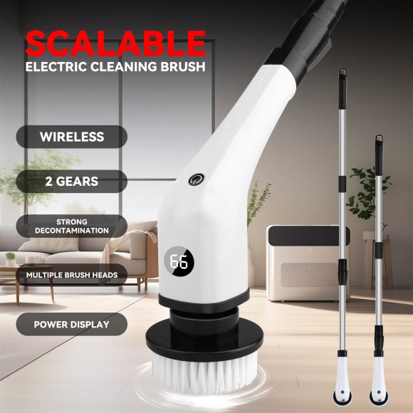 Electric Cleaning Brush Household Multi-functional 7-in-1 Toilet Bathroom Cleaning Brush - Image 8