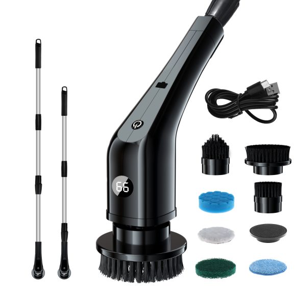 Electric Cleaning Brush Household Multi-functional 7-in-1 Toilet Bathroom Cleaning Brush - Image 4
