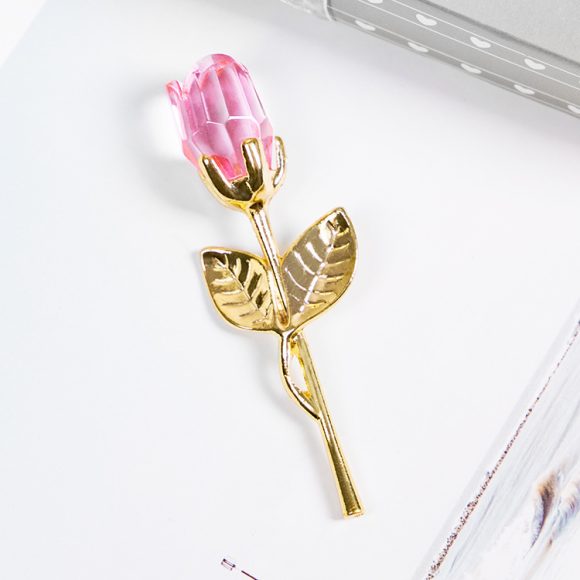 Crystal Metal Rose Valentine's Day Small Gift Wedding - Image 4