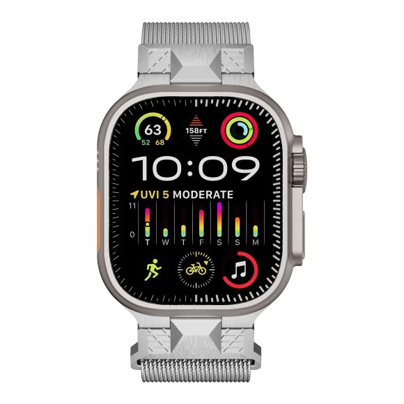 Simple And Fashionable Solid Color Stainless Steel Strap - Image 2