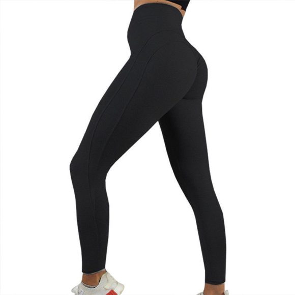 Solid color exercise leggings - Image 3