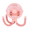Multi Functional Children's Stroller Mini Fan Portable USB Charging Small Fan Octopus - Image 3