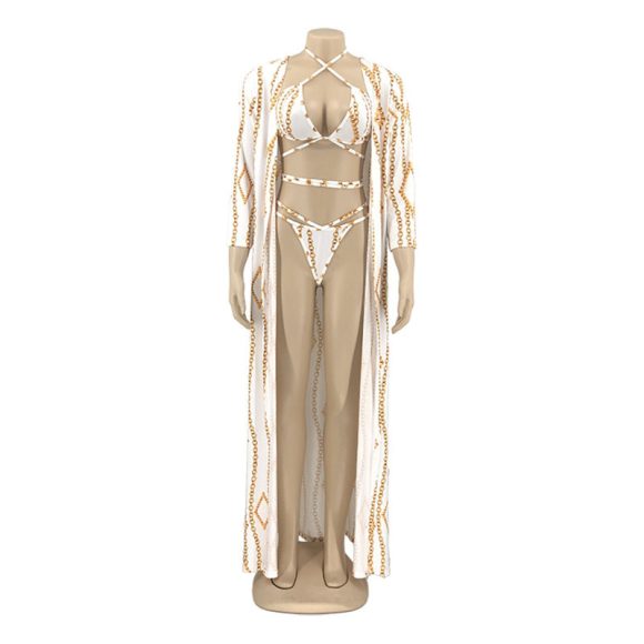 Three-piece bikini beach swimsuit suit - Image 3