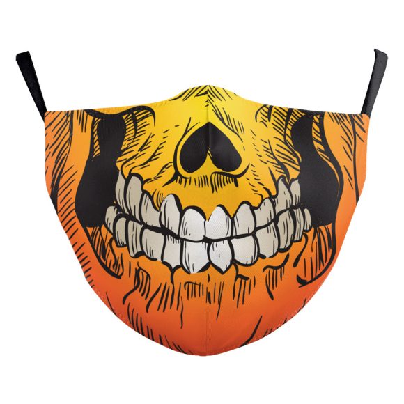 Digital Printing Halloween Funny Face Skull Double-layer Mask - Image 7