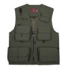 Black Vest Waistcoat Vest Men And Women With Multifunctional Tooling Style - Image 8