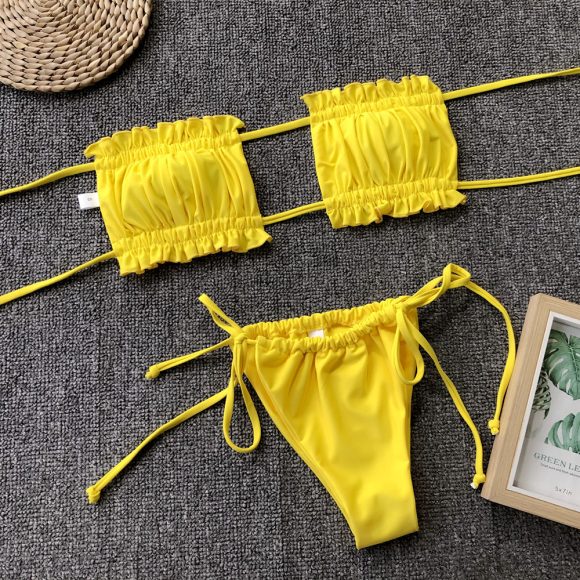 Costa Rica Bandeau Bikini Set - Image 10