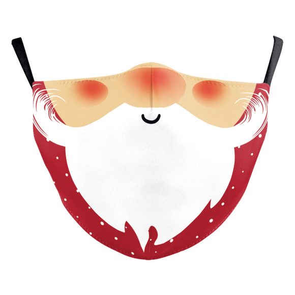 Snowflake Christmas Red Digital Printing Double-layer Dust Mask - Image 8