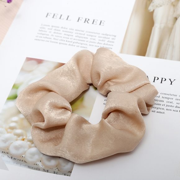 Sweet And Girly Solid Color Large Intestine Hair Ring Headwear - Image 8