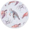 Microfiber round beach towel yoga mat - Image 2