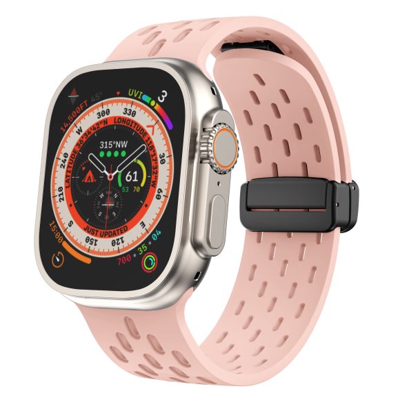 Mesh Magnetic Buckle Silicone Strap Iwatch Strap - Image 4