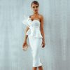 Bandage Dress Rayon Evening Party Dress Women Bodycon Sets