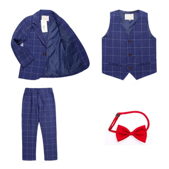 Children's Three-piece Fashion And Comfort Suit - Image 10