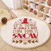 Round Carpet Bedroom Children's Room Living Room Carpet Cashmere-like Floor Mat Crawling Blanket - Image 8