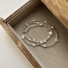 S925 Sterling Silver Fritillary Small Pieces Of Silver Necklace Bracelet - Image 7
