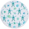 Microfiber round beach towel yoga mat - Image 3