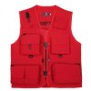 Black Vest Waistcoat Vest Men And Women With Multifunctional Tooling Style - Image 2
