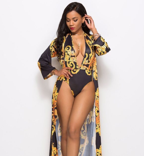 Printed cloak bikini - Image 8