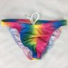 Men's triangle swim trunks with low waist bag hips - Image 3