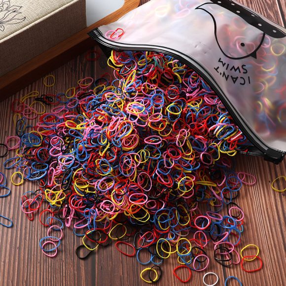 Children Rubber Band Small Size Girls' Baby Disposable Rubber Band Color Hair Band - Image 8