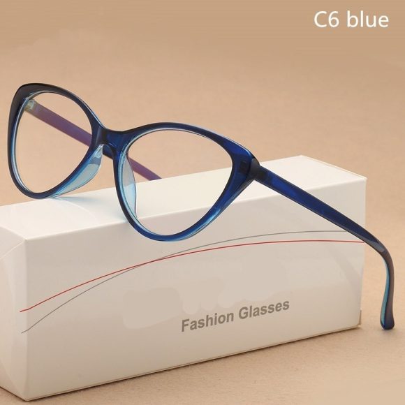 Fashion Cat Eye Glasses Frame Retro Trendy Artistic - Image 3