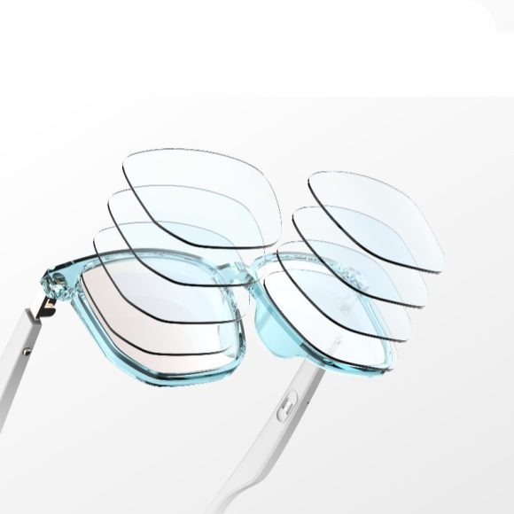 Bluetooth Mobile Phone Smart Glasses Voice Call Music Anti Blue Light Intelligent White Unisex Eyeglasses - Image 6