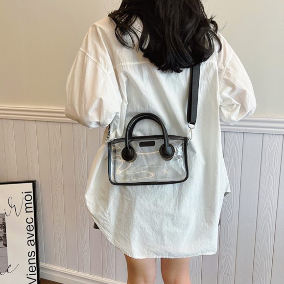 Transparent Shoulder Large Capacity Fashion Underarm Bag - Image 9