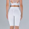 Hollow Breathable Slim Hip Yoga Shorts - Image 3