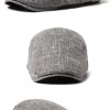 Men's Breathable Retro Casual Cotton And Linen Beret - Image 2