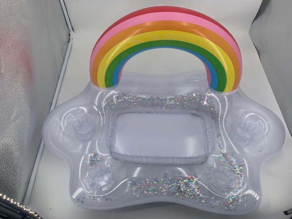 Water Inflatable Rainbow Toy Cup Holder - Image 5
