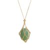 Spring 2023 New Natural Energy Crystal Pendant Ins Niche Design Valentine's Day Bag Bag Peace Necklace - Image 2