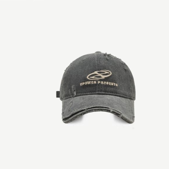 Street Make Old Ripped Denim Baseball Cap - Image 7