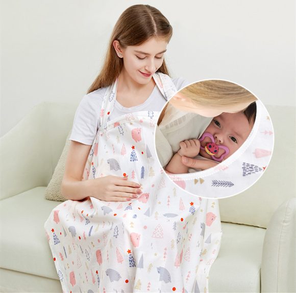 Breastfeeding Towel Vest Go Out And Fig  Sling Pure Cotton Anti-lighting Artifact Nursing Clothes - Image 3
