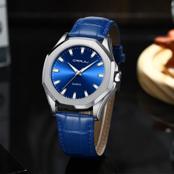 Simple Waterproof Round Casual Quartz Watch - Image 7