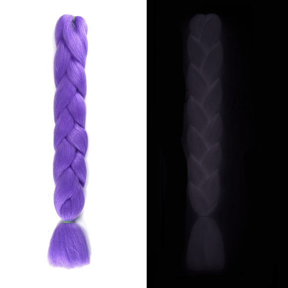Luminous Fluorescent Chemical Fiber Wig Big Braid - Image 5