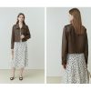 Female Retro Short Pu Leather Coat - Image 9