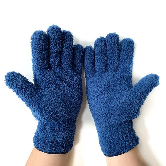 Half Velvet Comfortable Fine Fiber Dust Gloves - Image 3