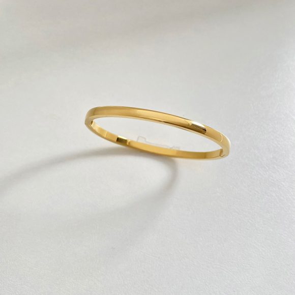 Retro Minimalistic Buckle Simple Bracelet Gold Bracelet - Image 5