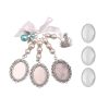 Bow Knot Pearl Love Photo Pendant Gem Holder Wings Photo Frame - Image 7