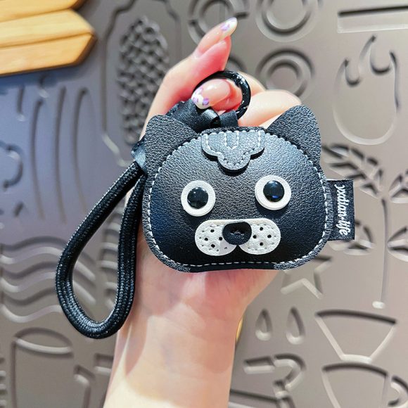 Creative Leather Puppy Key Chain Cute Cartoon - Image 4