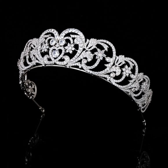Crown Bridal Wedding Zircon Stone Jewelry Wedding Accessories - Image 3